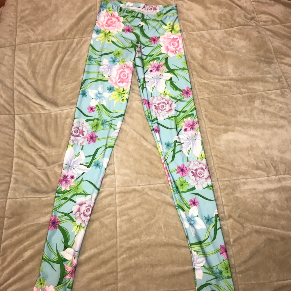 Black milk tropical leggings size small - Picture 2 of 2